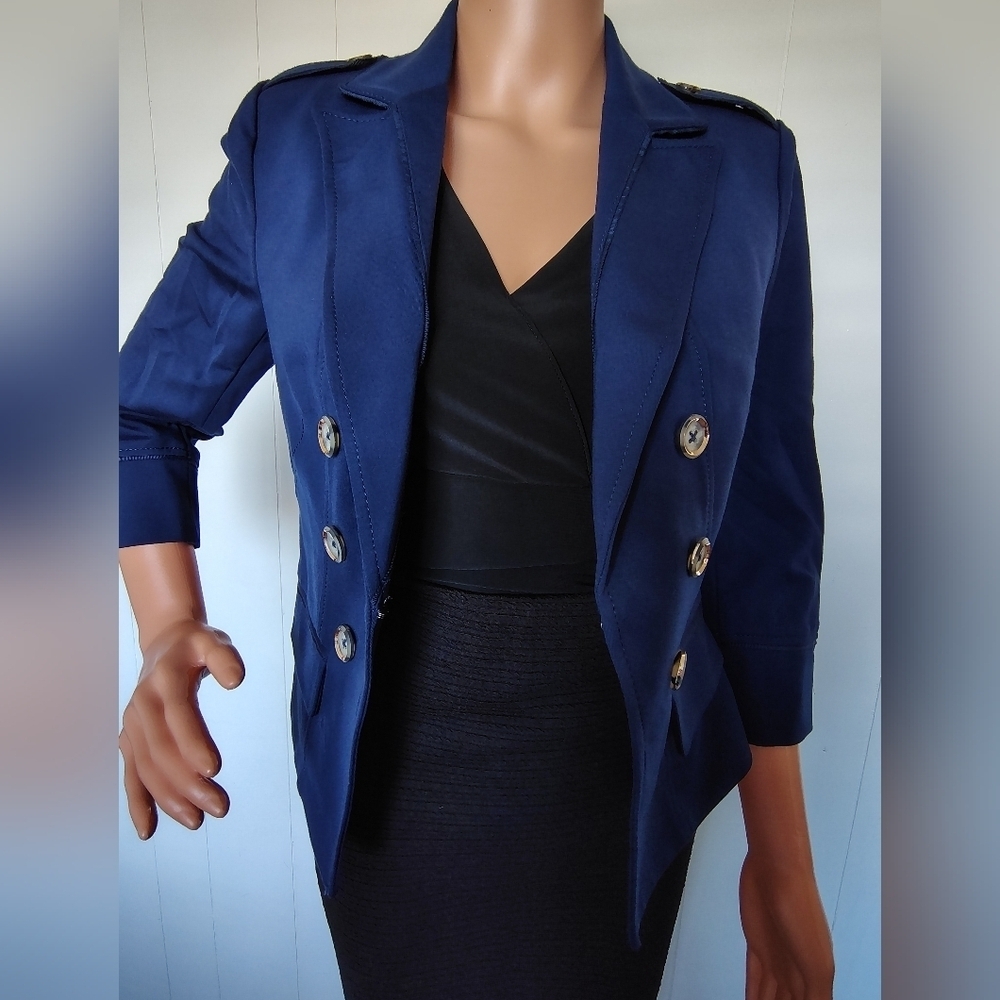 White House Black Market Deep Blue Blazer Size 2